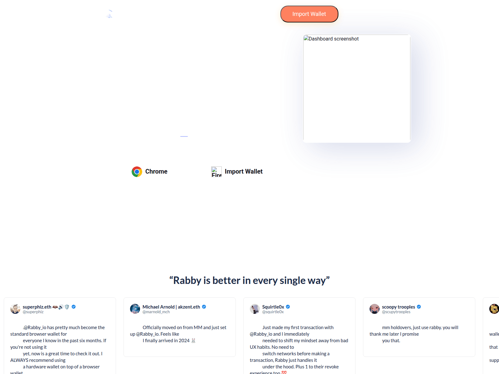 Screenshot of rabbywebextensions.com