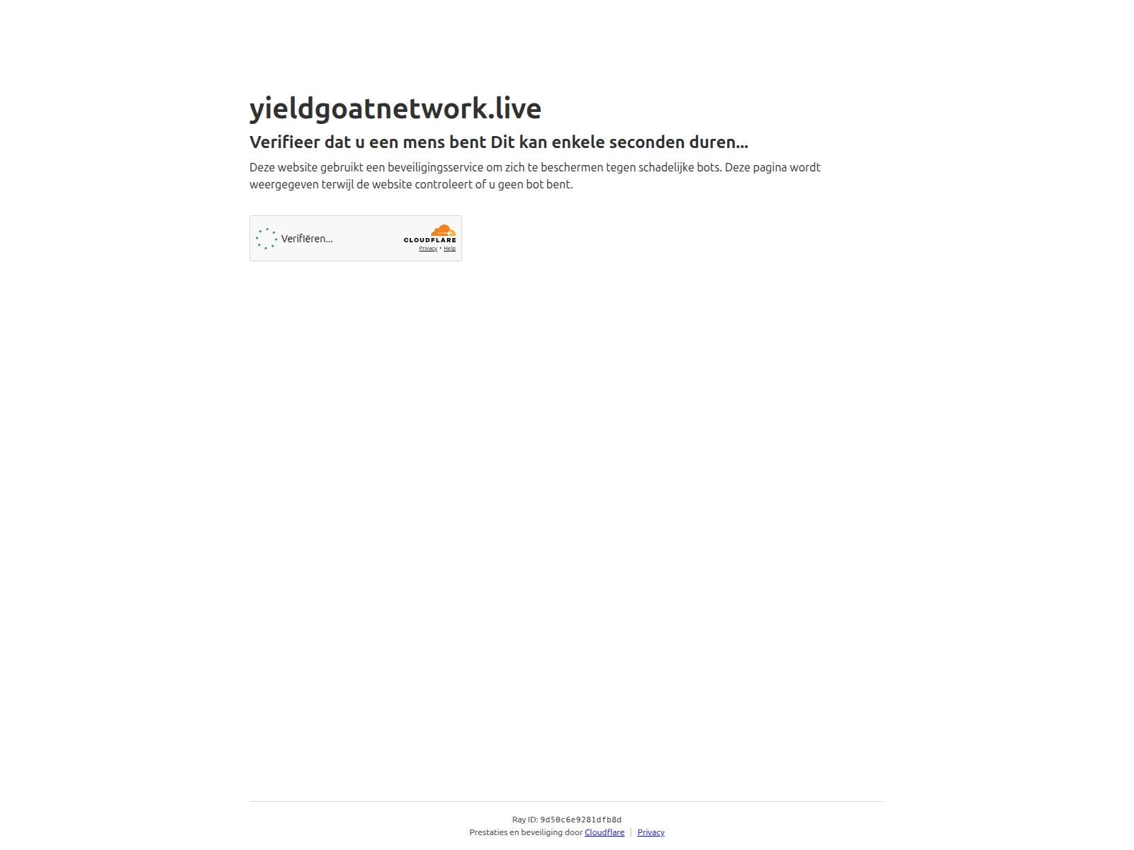 Screenshot of yieldgoatnetwork.live