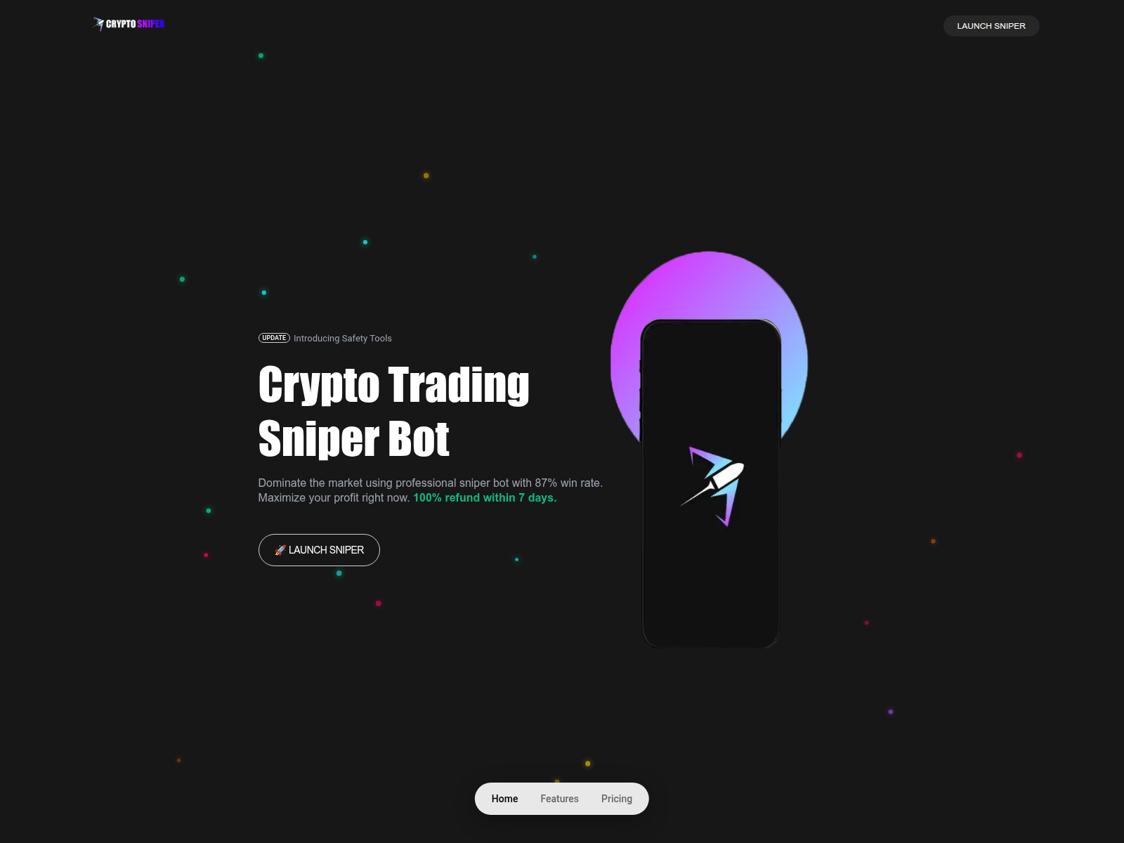 Screenshot of copy-tradingbot.com
