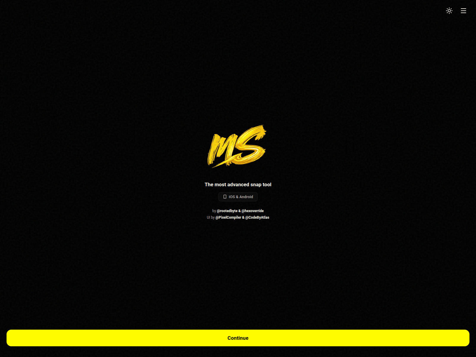 Screenshot of madsnap.net