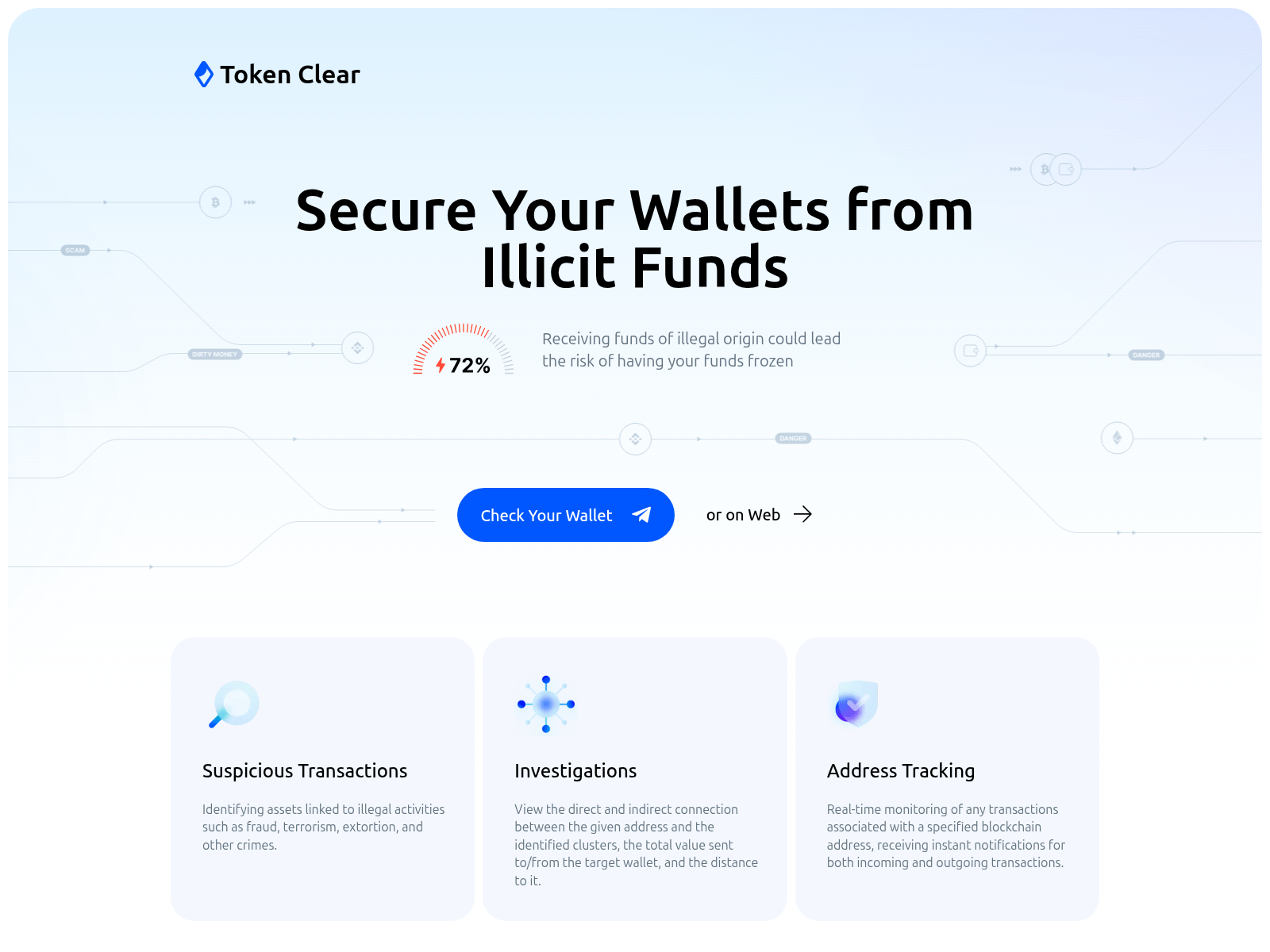 Screenshot of tokenclear-report.com