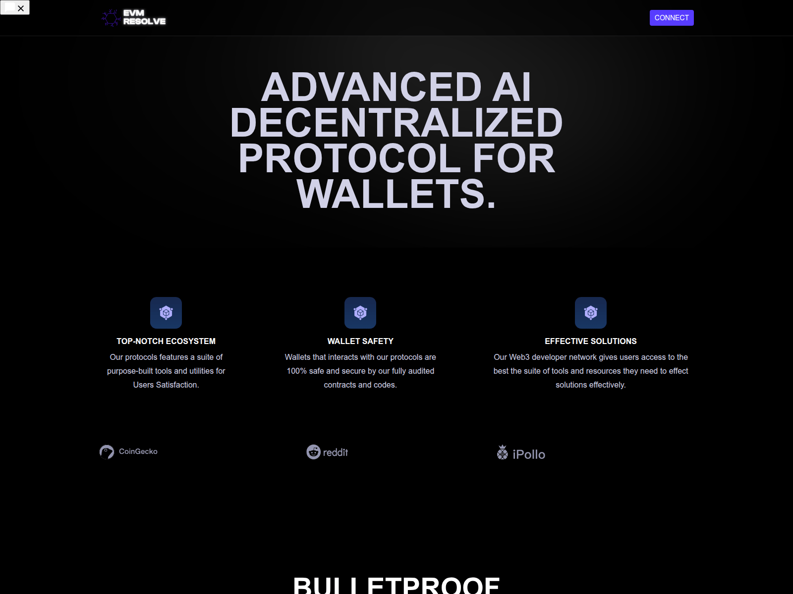 Screenshot of evmdecentralizedportal.pages.dev
