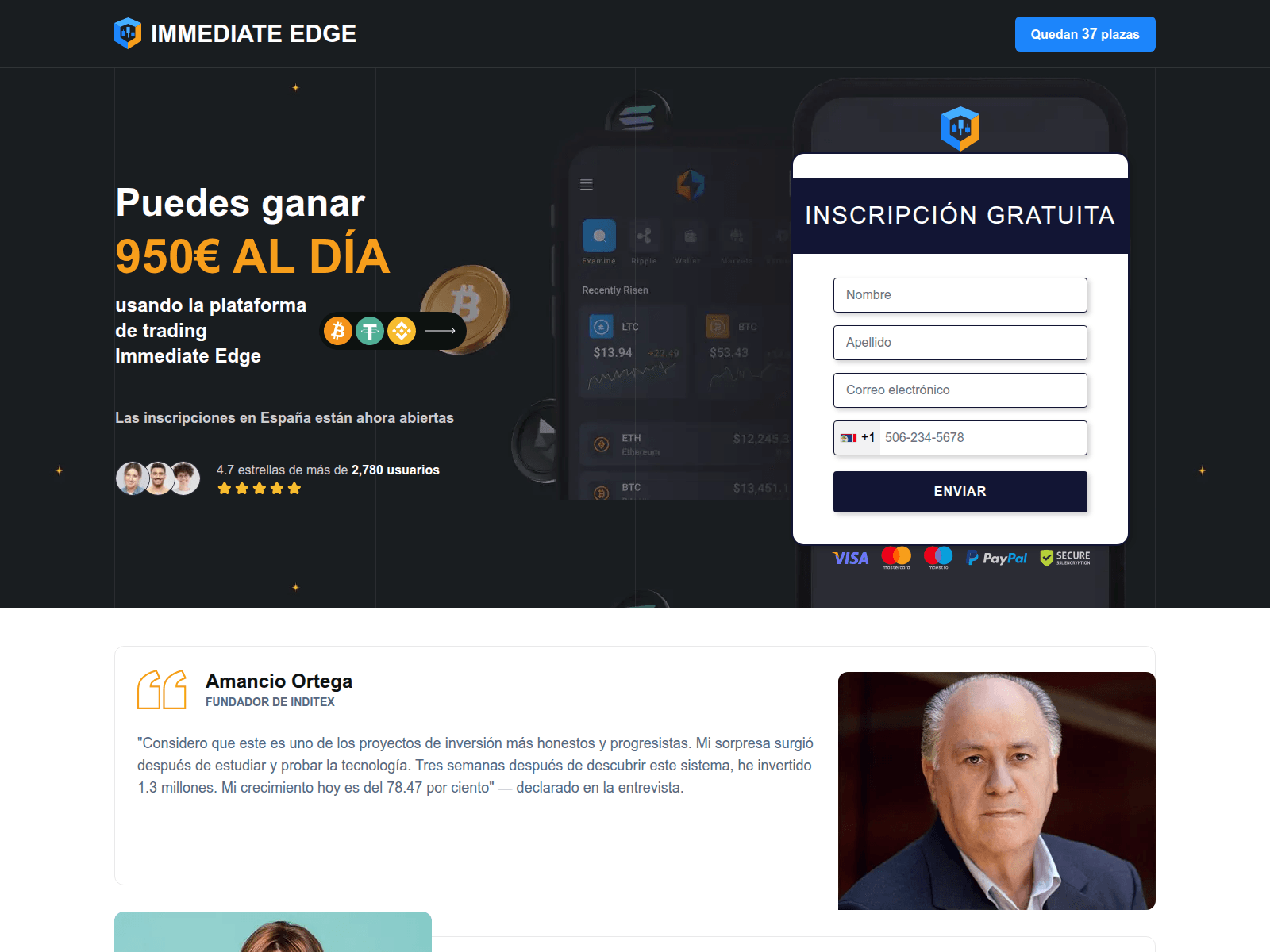 Screenshot of immediate-platform.info
