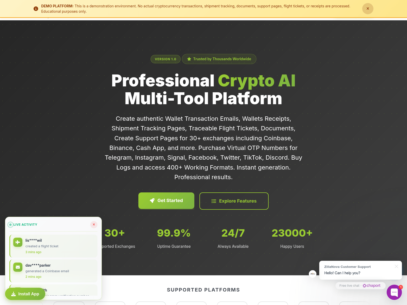 Screenshot of nova.cardsvalidate.com