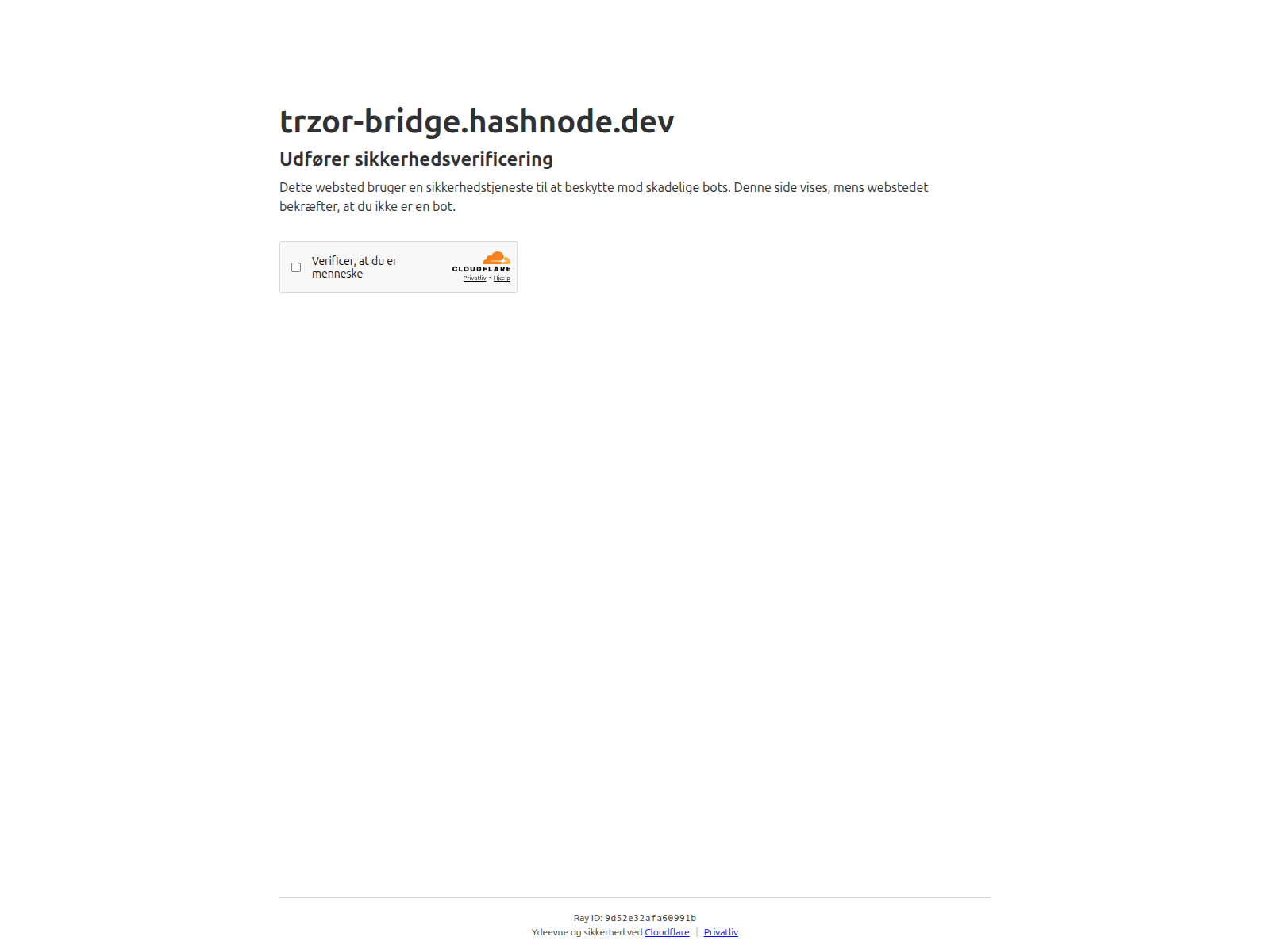 Screenshot of trzor-bridge.hashnode.dev