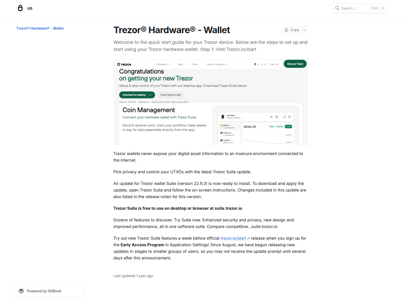 Screenshot of help-trezorhdw.gitbook.io