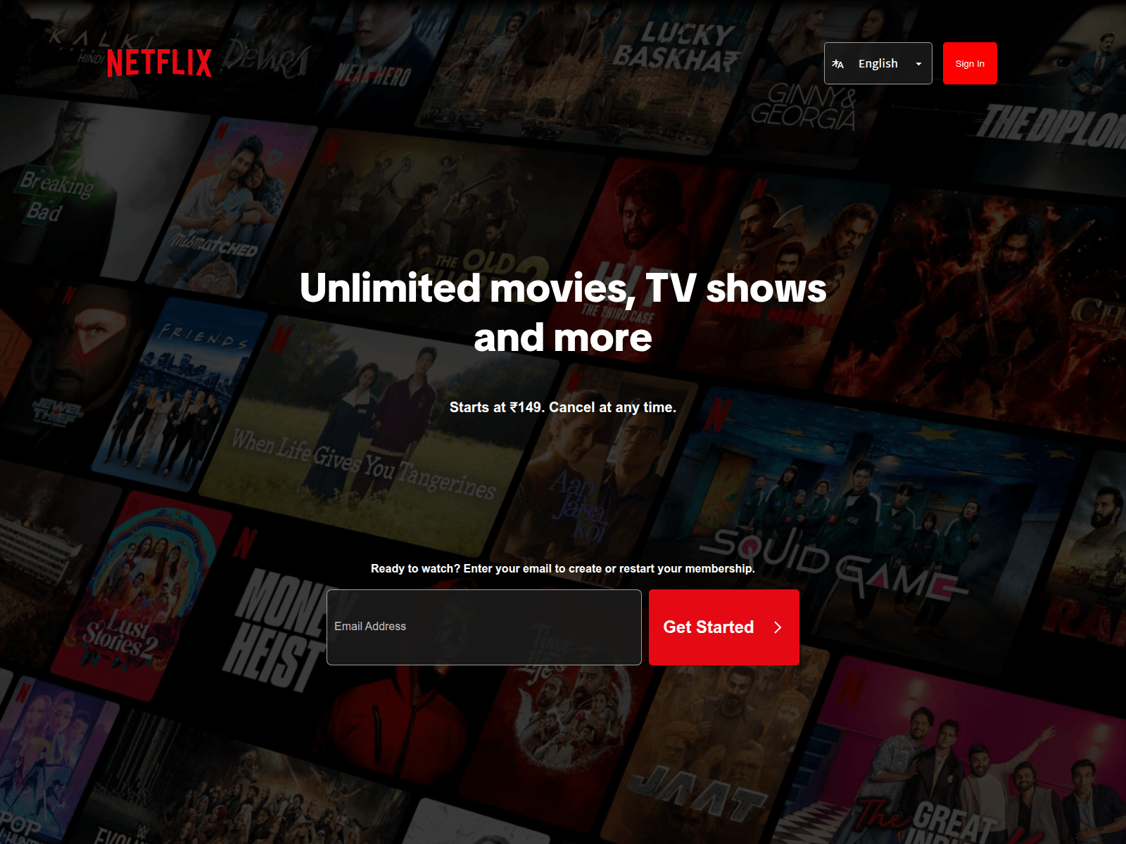 Screenshot of netflixclone-kappa-nine.vercel.app