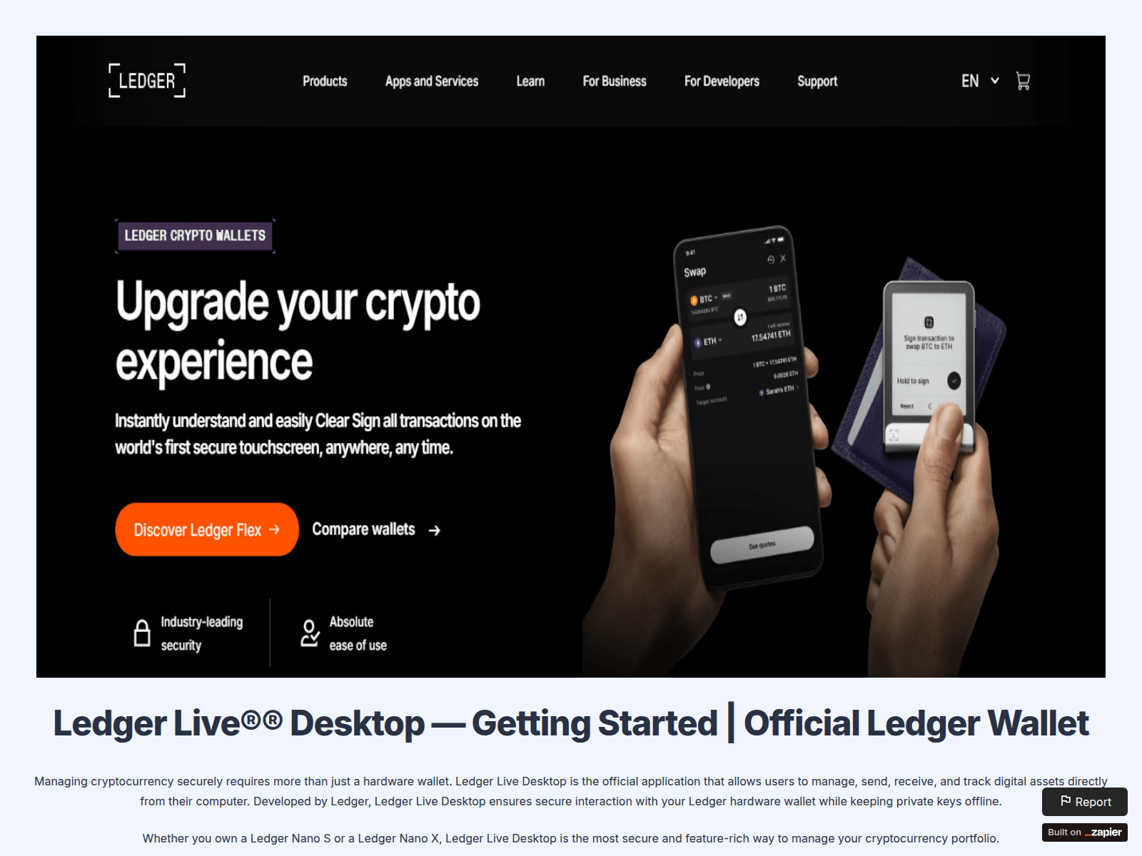 Screenshot of en-us-appstart.zapier.app