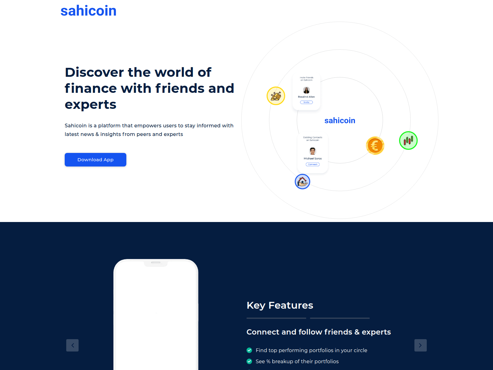 Screenshot of sahicoin.com