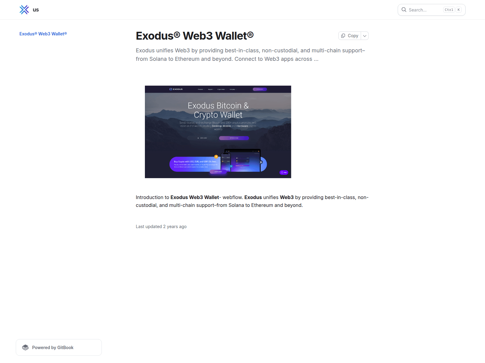 Screenshot of exisoduswall.gitbook.io