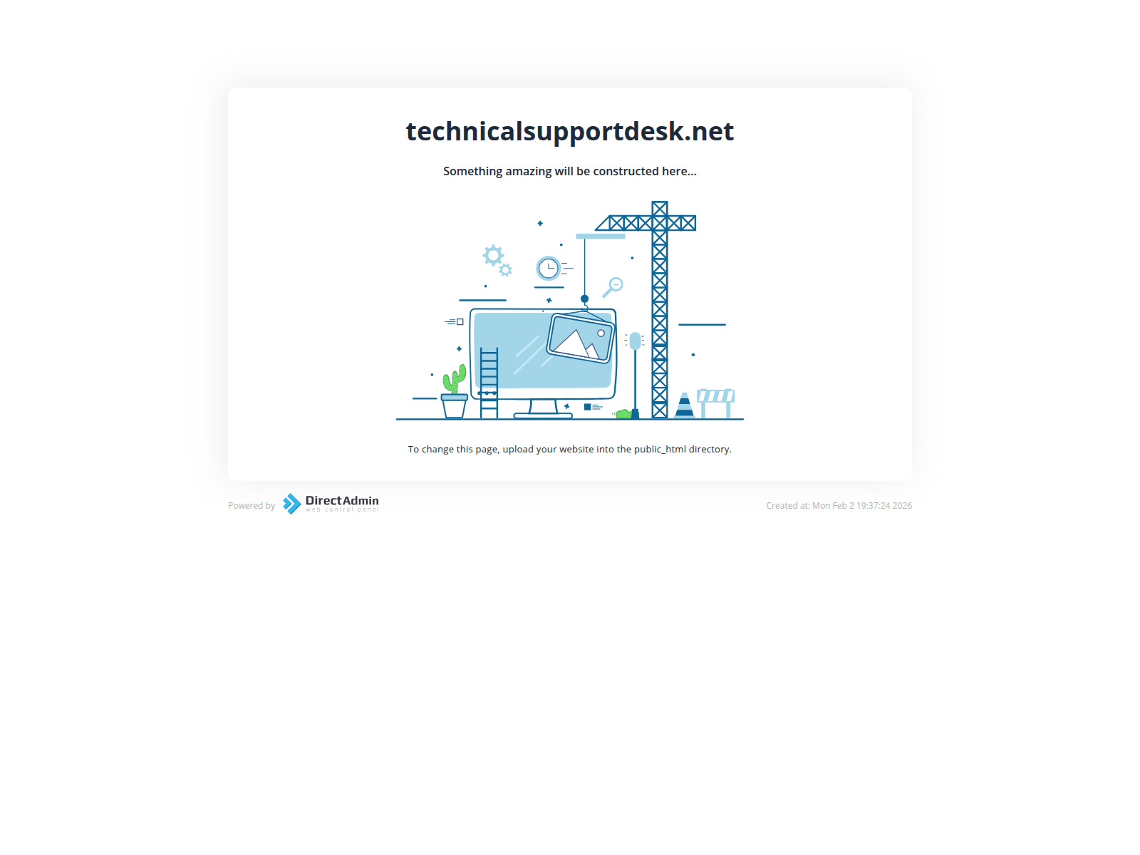 Screenshot of technicalsupportdesk.net