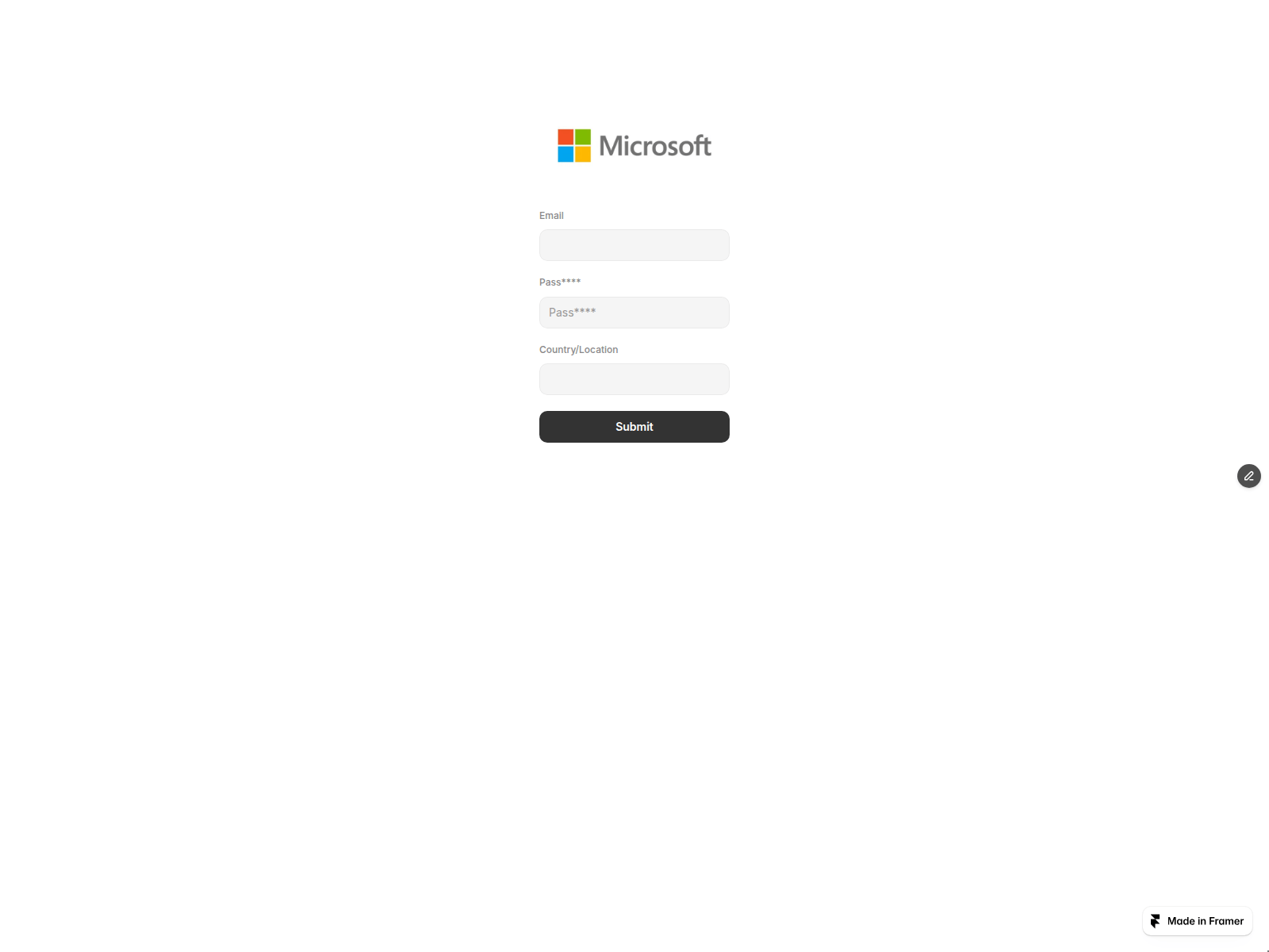 Screenshot of formal-experiences-459908.framer.app