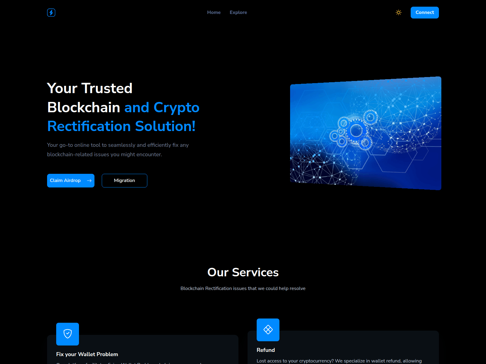 Screenshot of claimalldrops.xyz