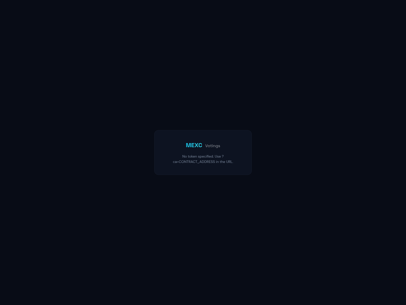 Screenshot of voting-mexc.com