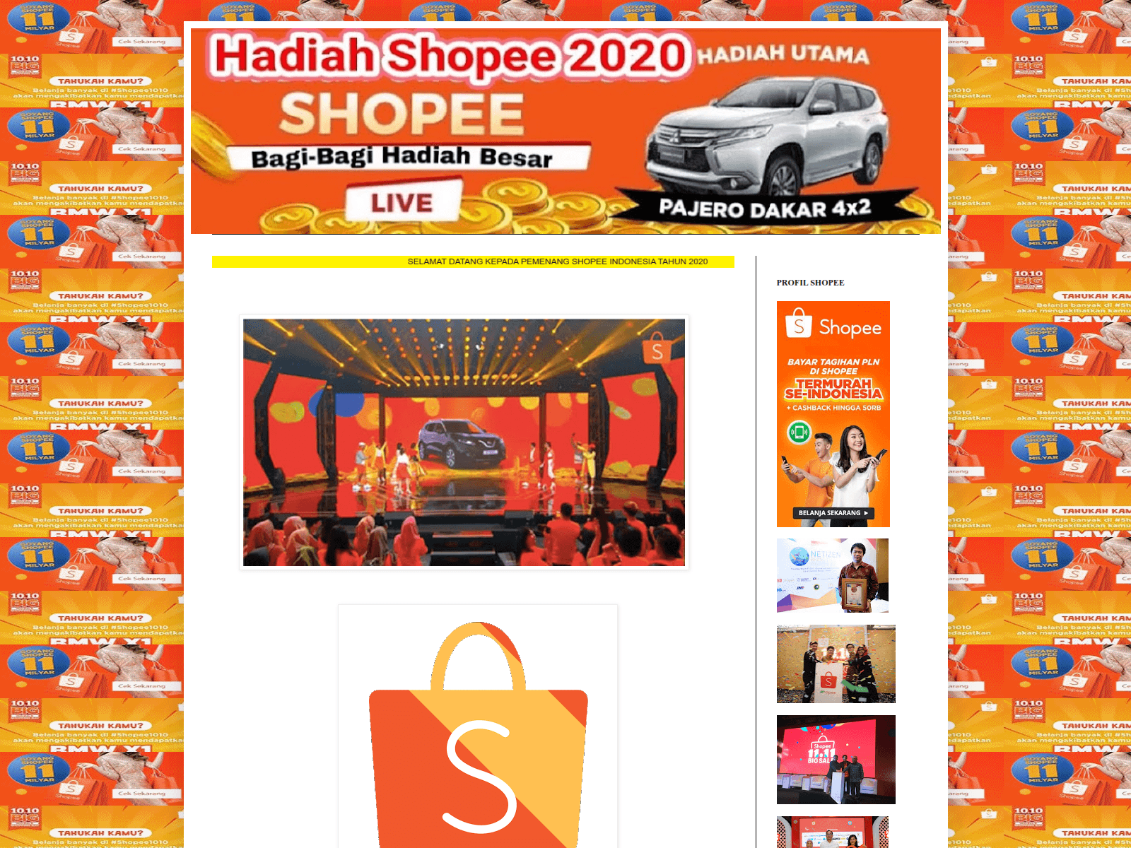 Screenshot of shopeeid258.blogspot.com