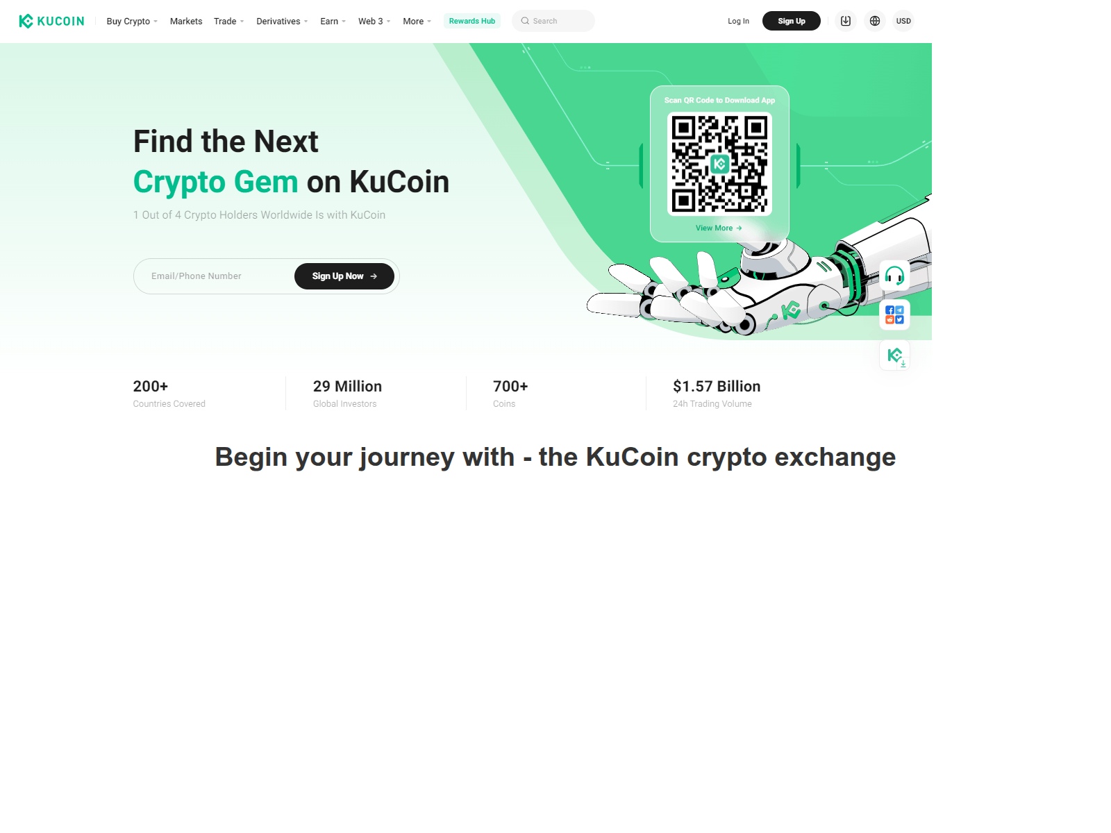 Screenshot of kucoinloghn.webflow.io