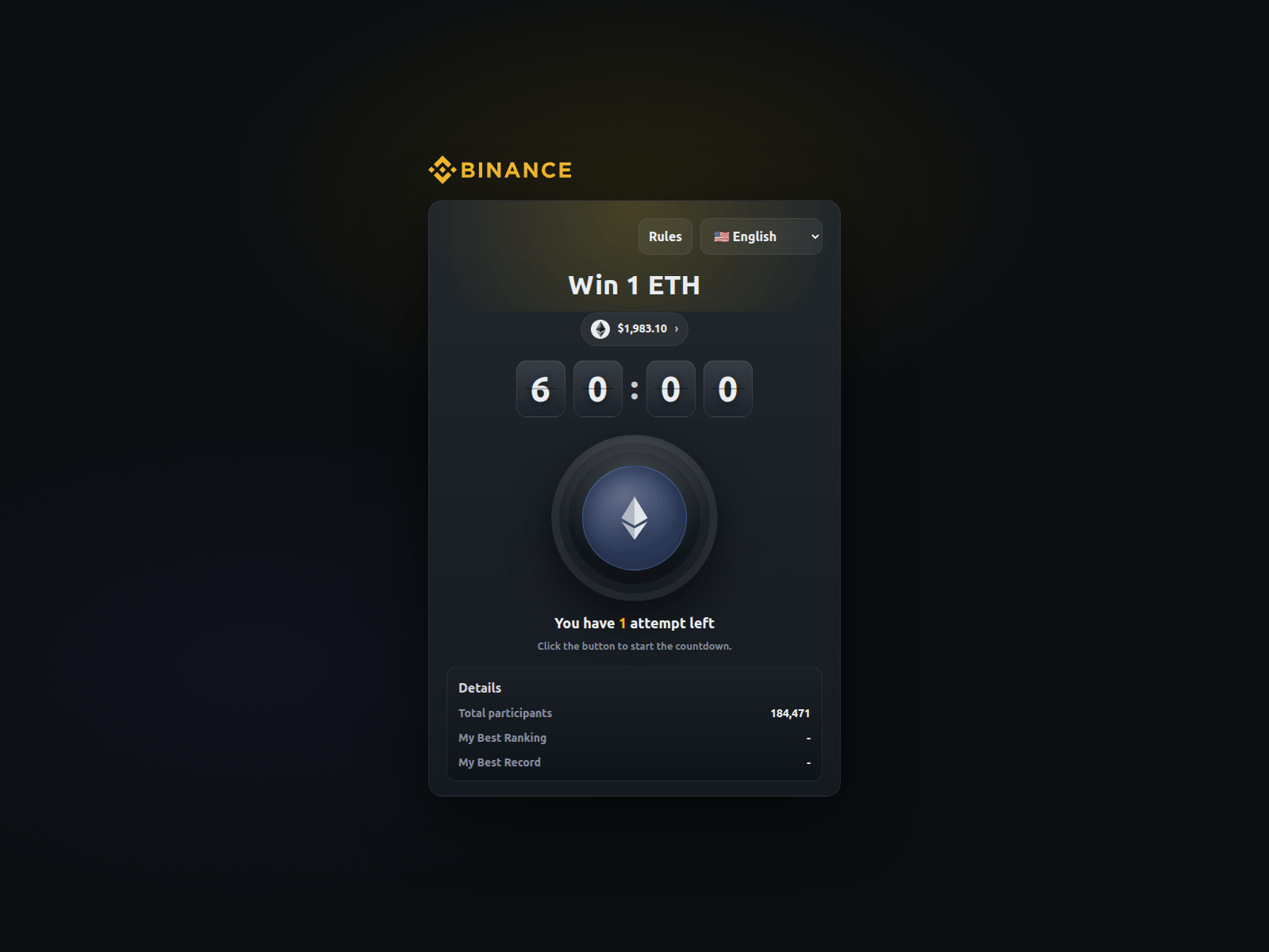 Screenshot of trgamesbinanceglobal.pro