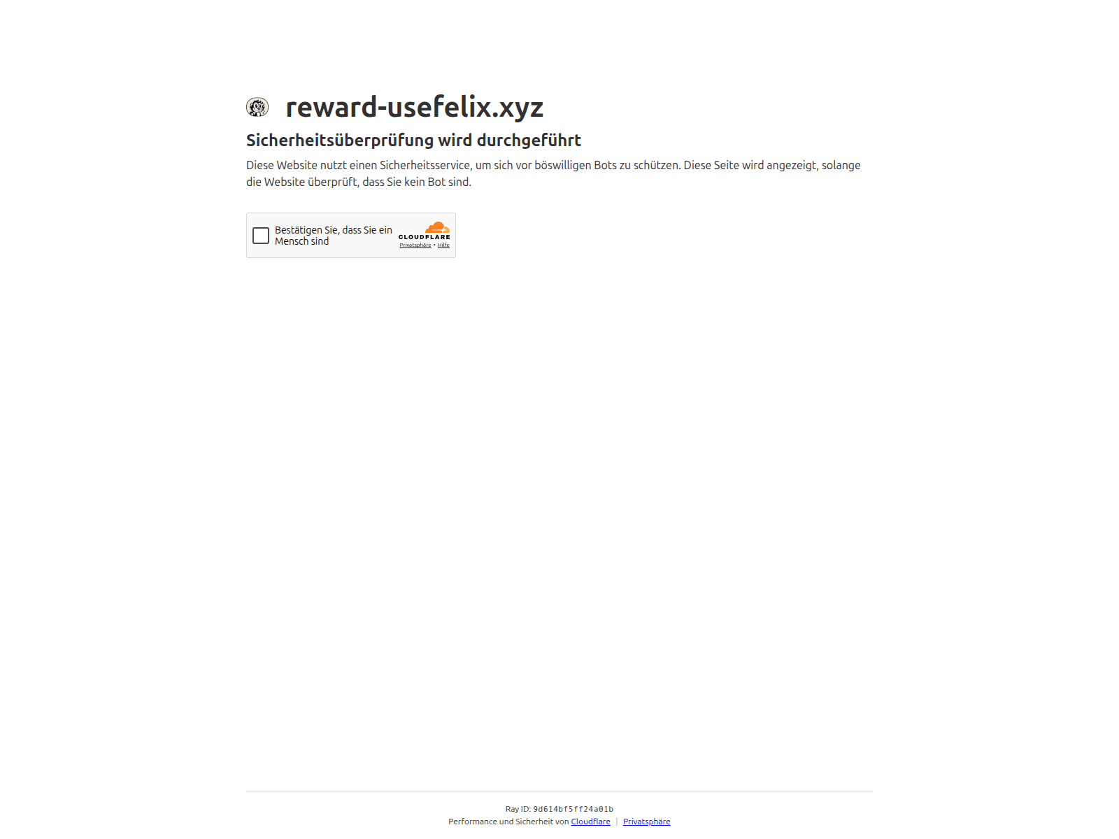 Screenshot of reward-usefelix.xyz