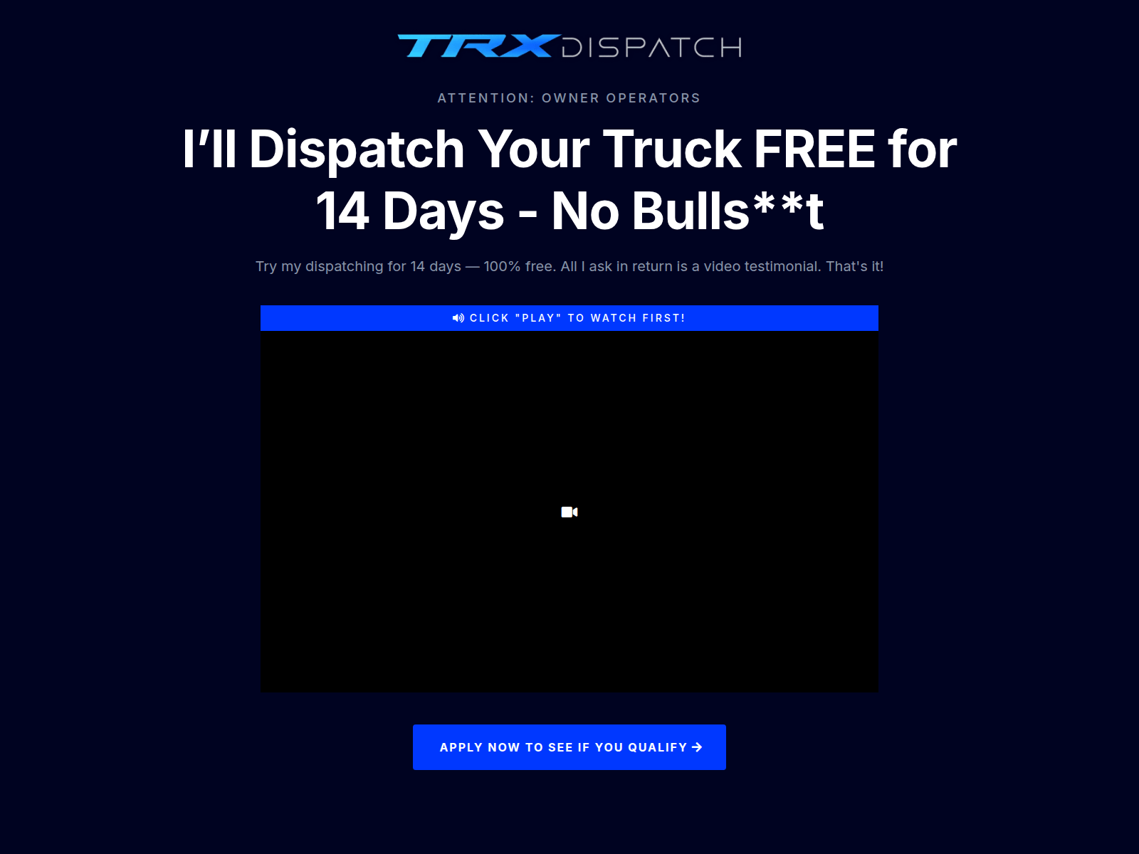 Screenshot of trx-dispatch.com