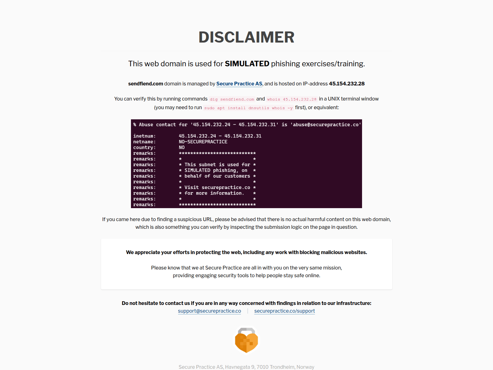 Screenshot of sendfiend.com