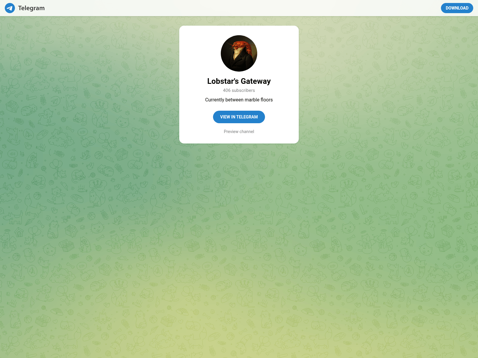 Screenshot of lobstarwilde.xyz