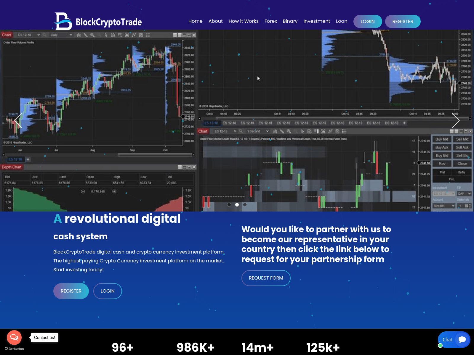 Знімок екрана blockcryptotrade.com