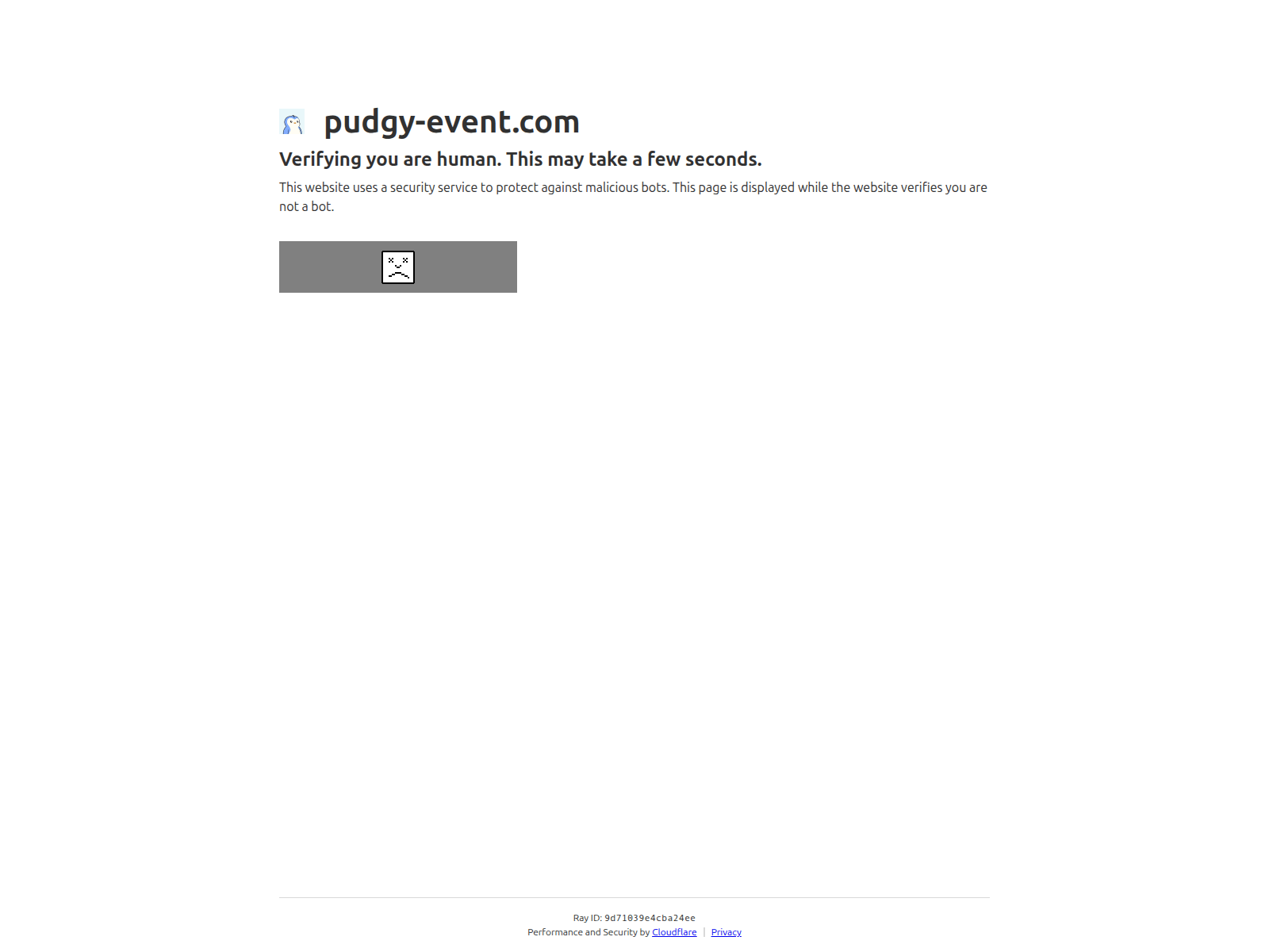 Screenshot of pudgy-event.com