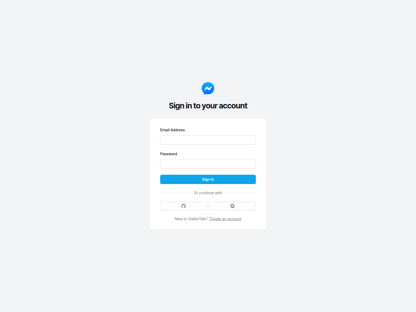 Screenshot of stellar-talk.vercel.app