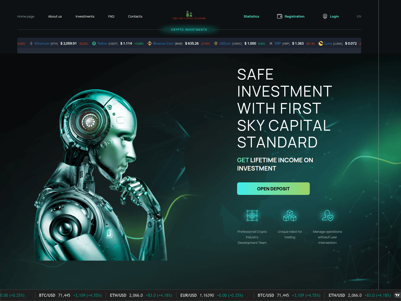 Screenshot of firstskycapitalstandard.com
