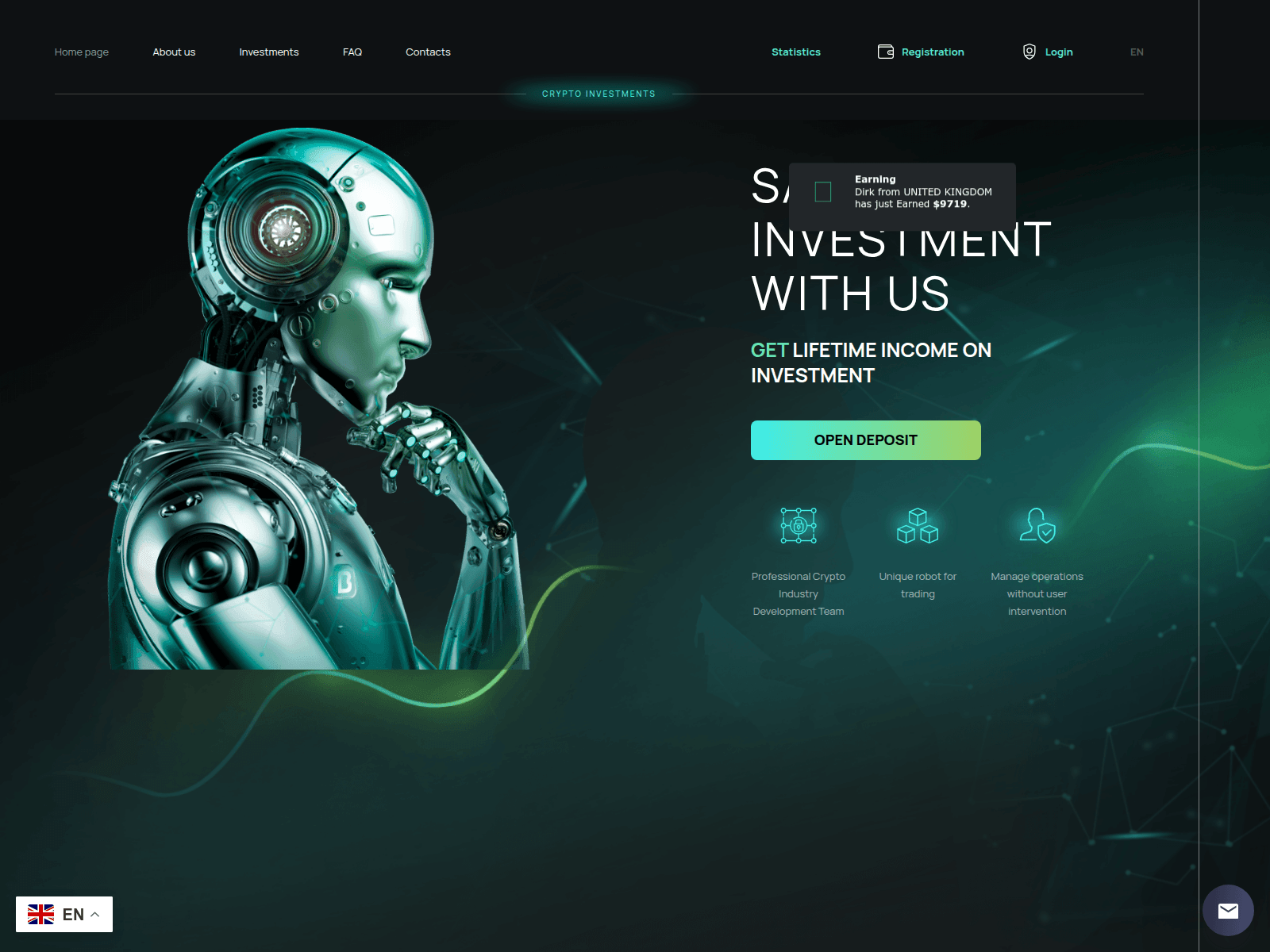 Screenshot of cryptoexclusivenetworth.com