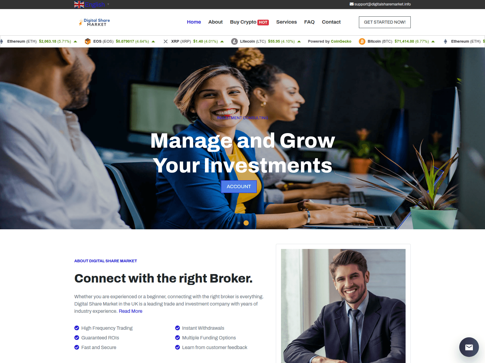 Screenshot of 24digitalsharedmarket.info