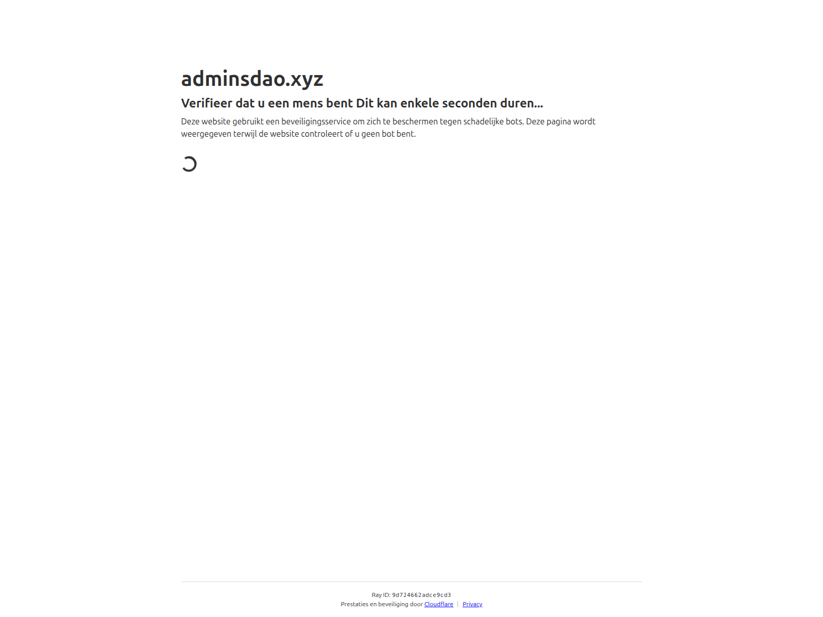 Screenshot of adminsdao.xyz