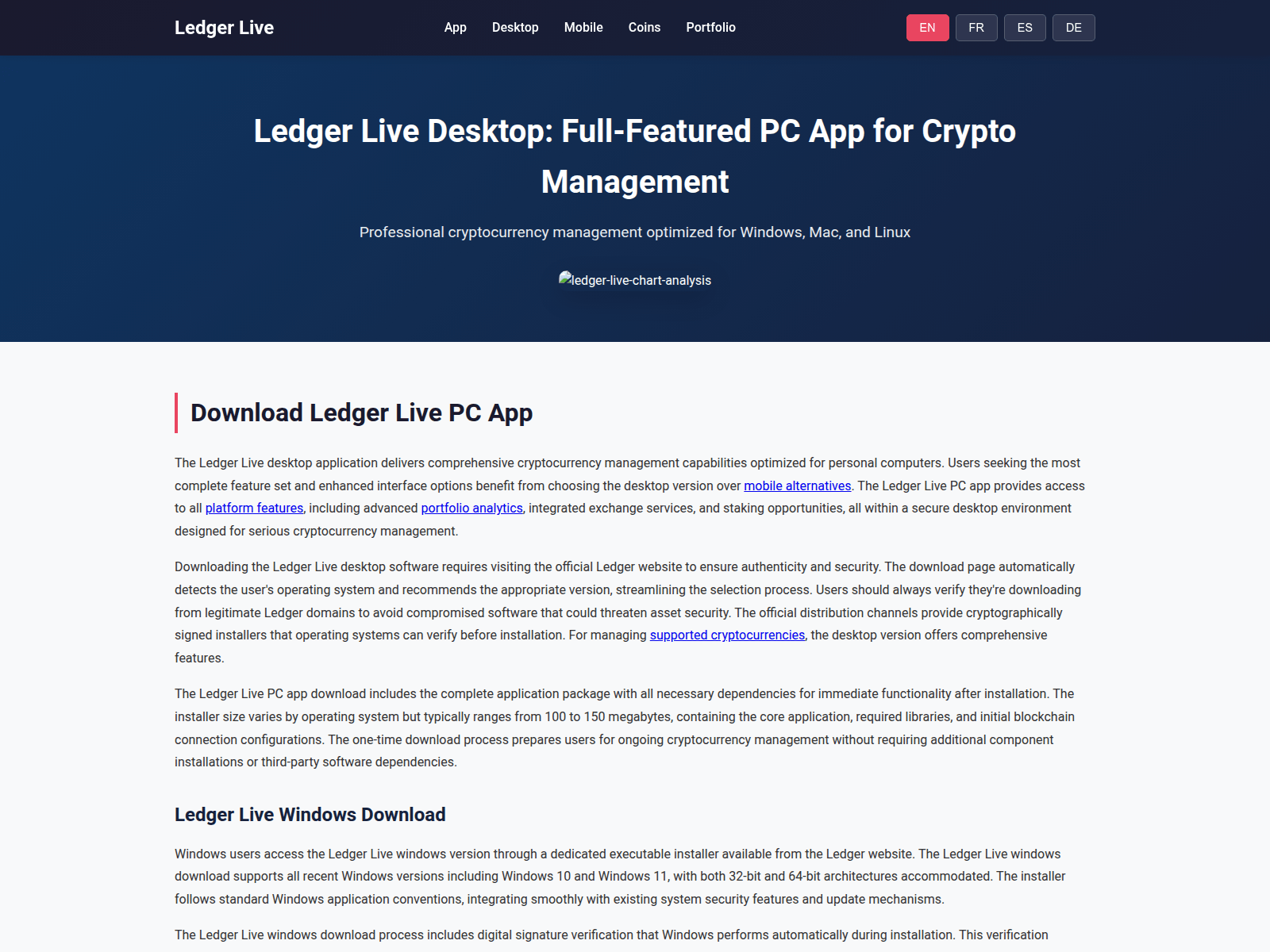 Screenshot of ledger-wallet-management.com