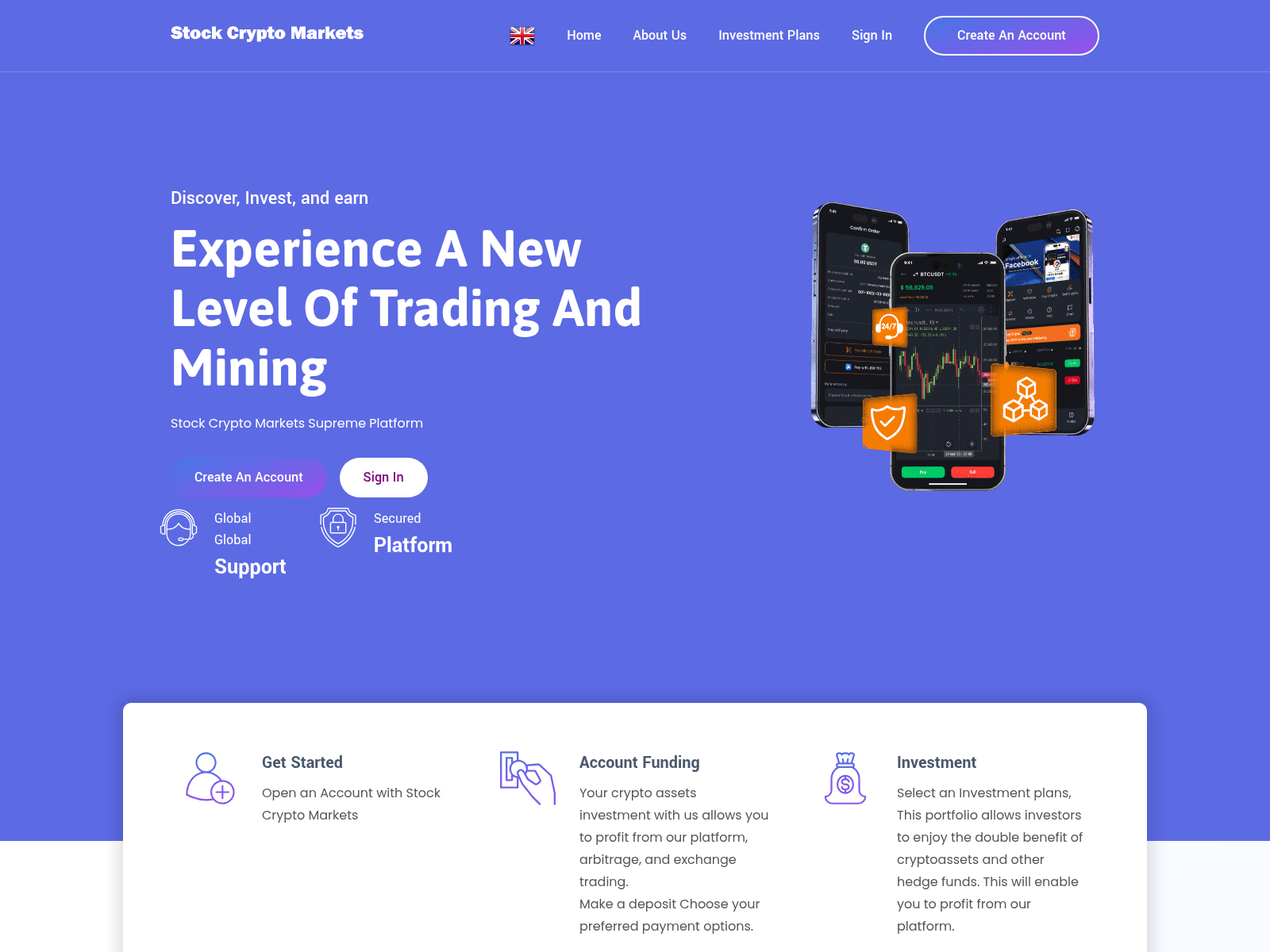 Screenshot of stock-cryptomarkets.com