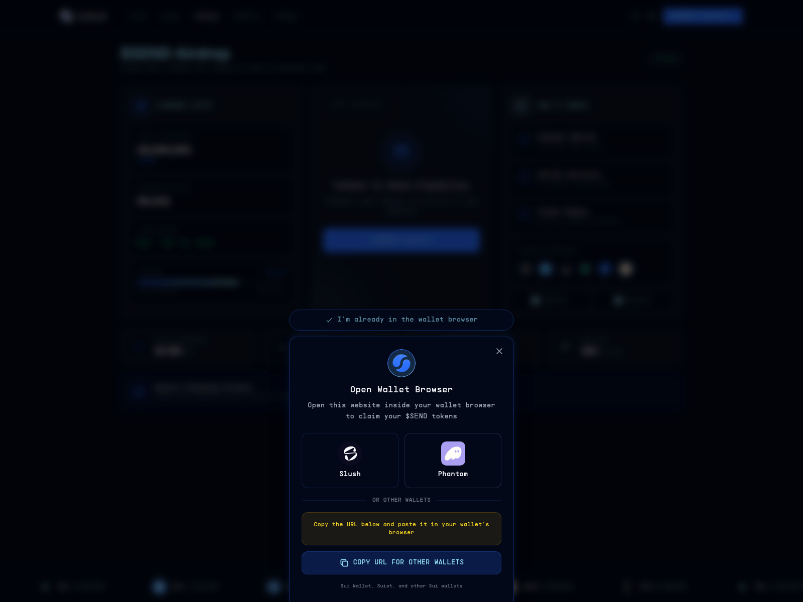 Screenshot of allocatlon-suilend.com