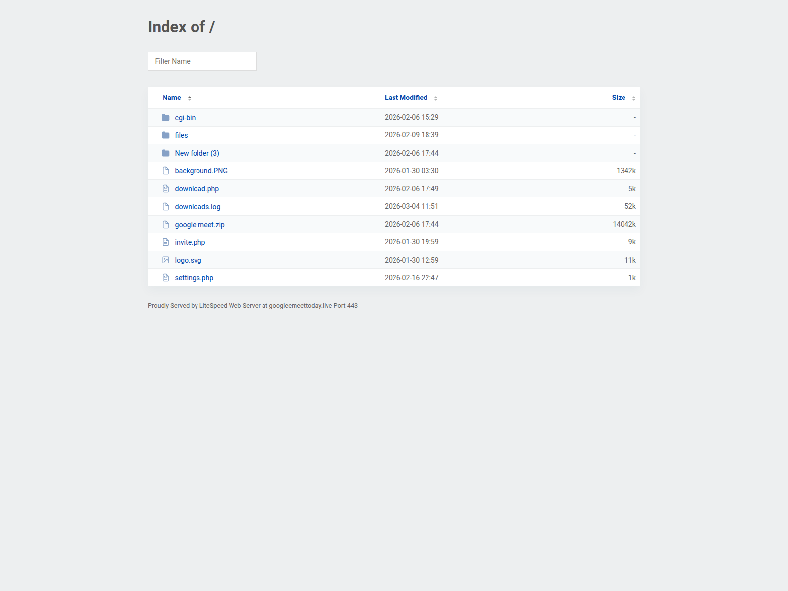 Screenshot of googleemeettoday.live