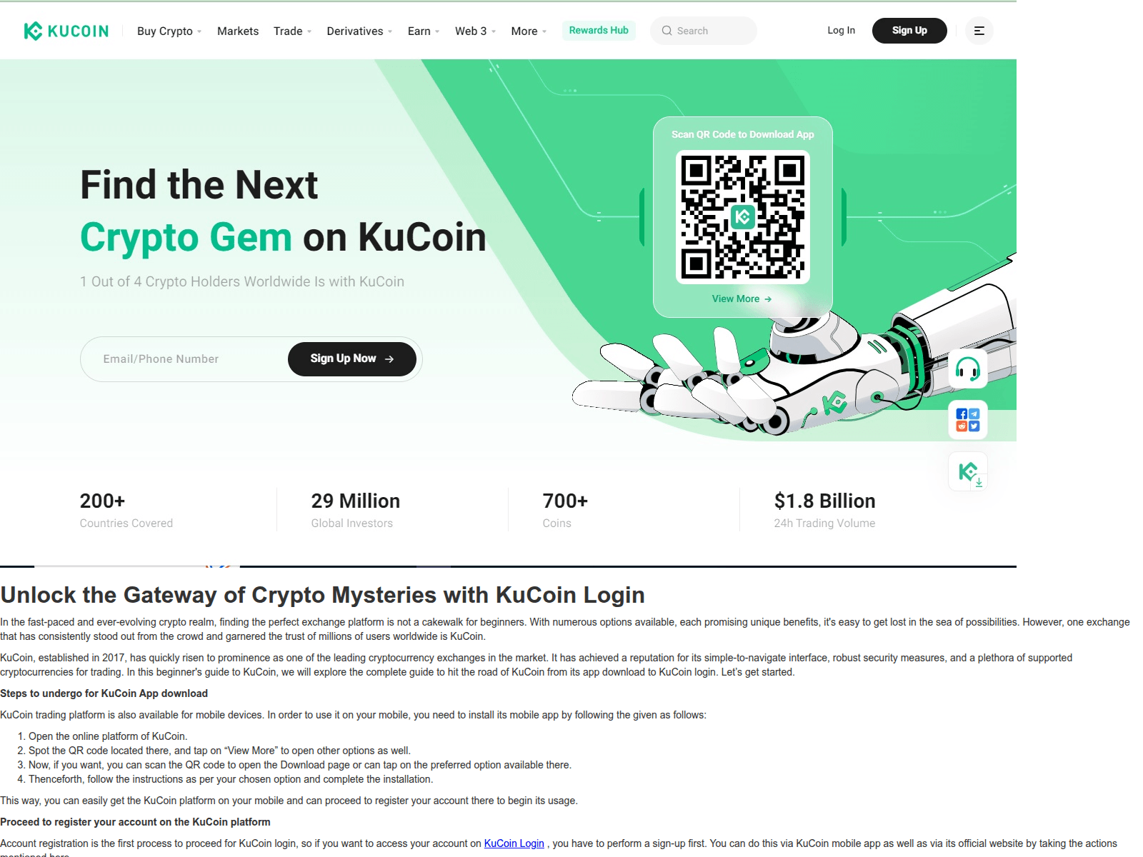 Screenshot of kuurqoinlagen.webflow.io