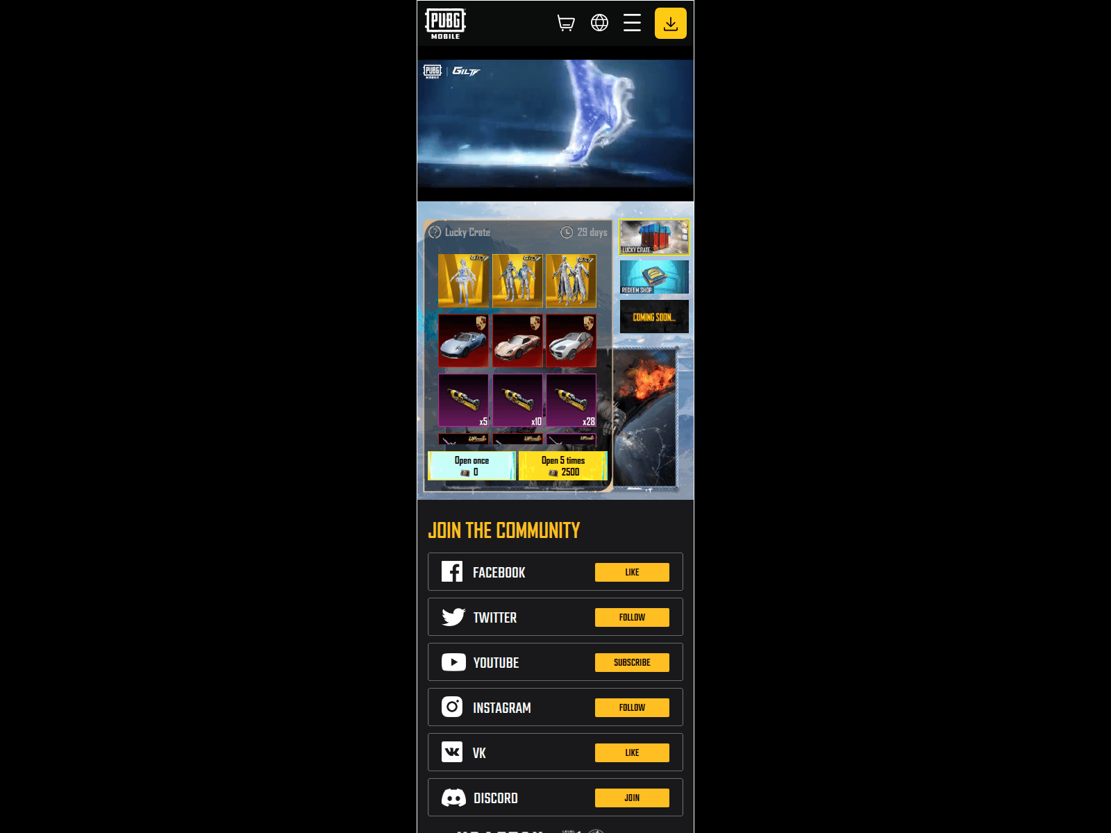 Screenshot of global-event-krafton-pubg.com