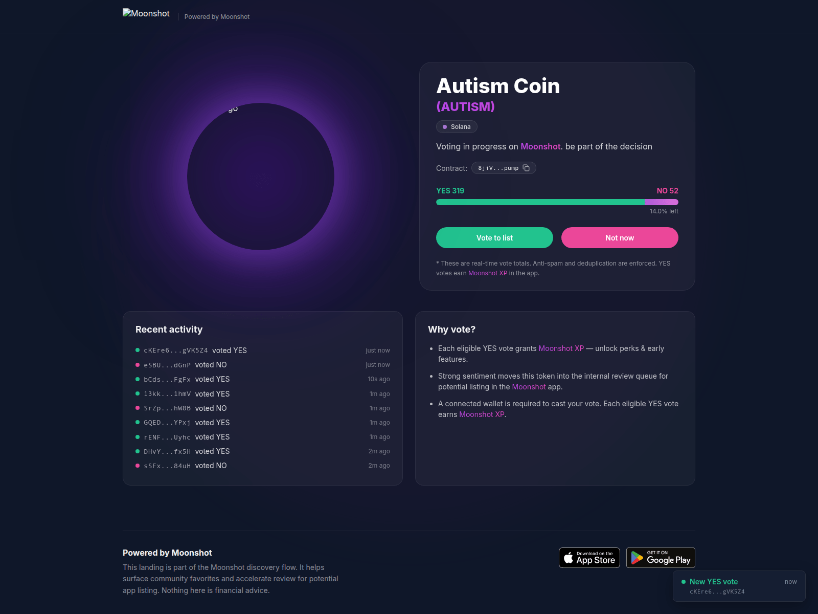 Screenshot of list-moonshot.fun
