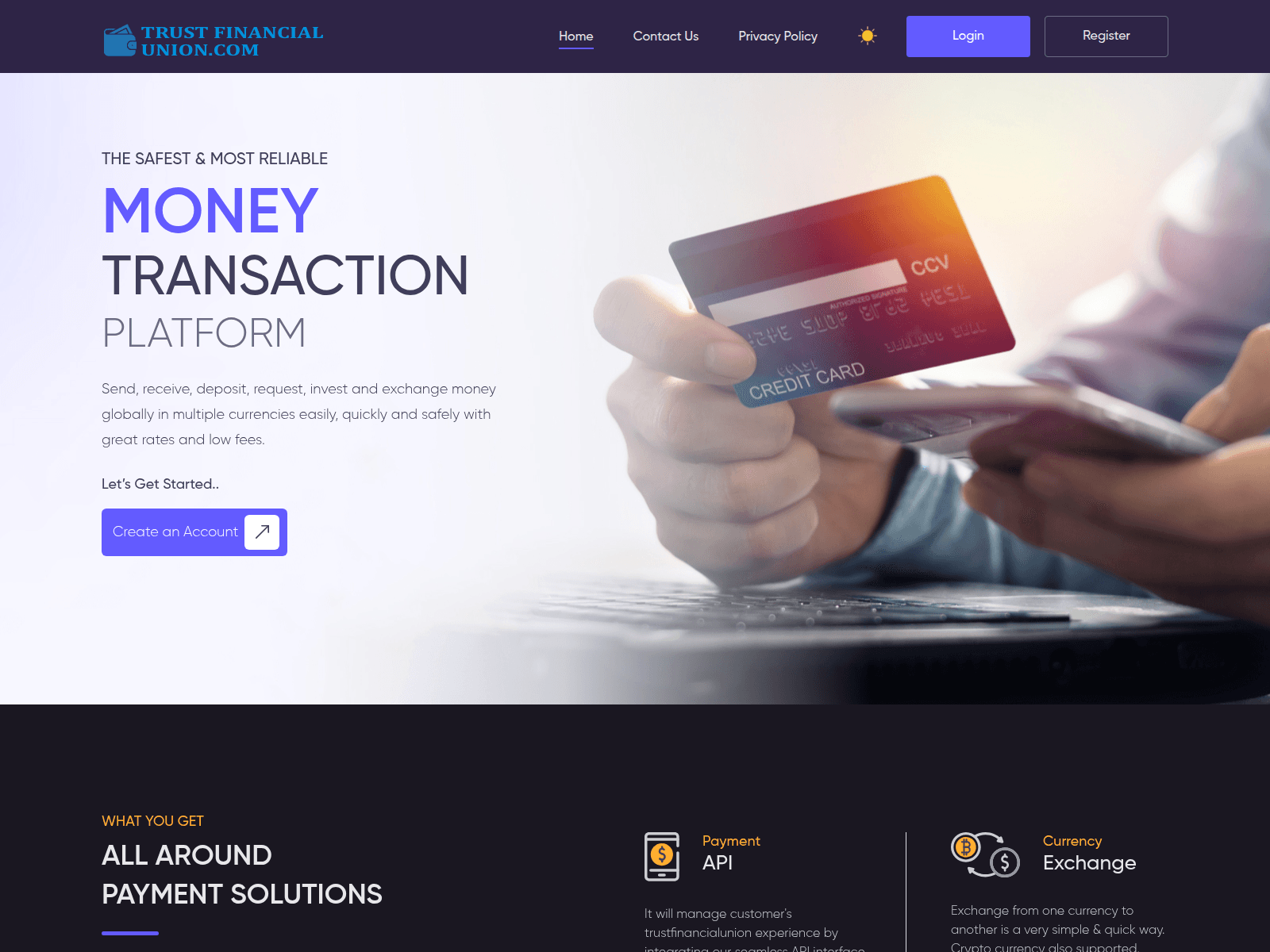 Screenshot of trustfinancialunion.com
