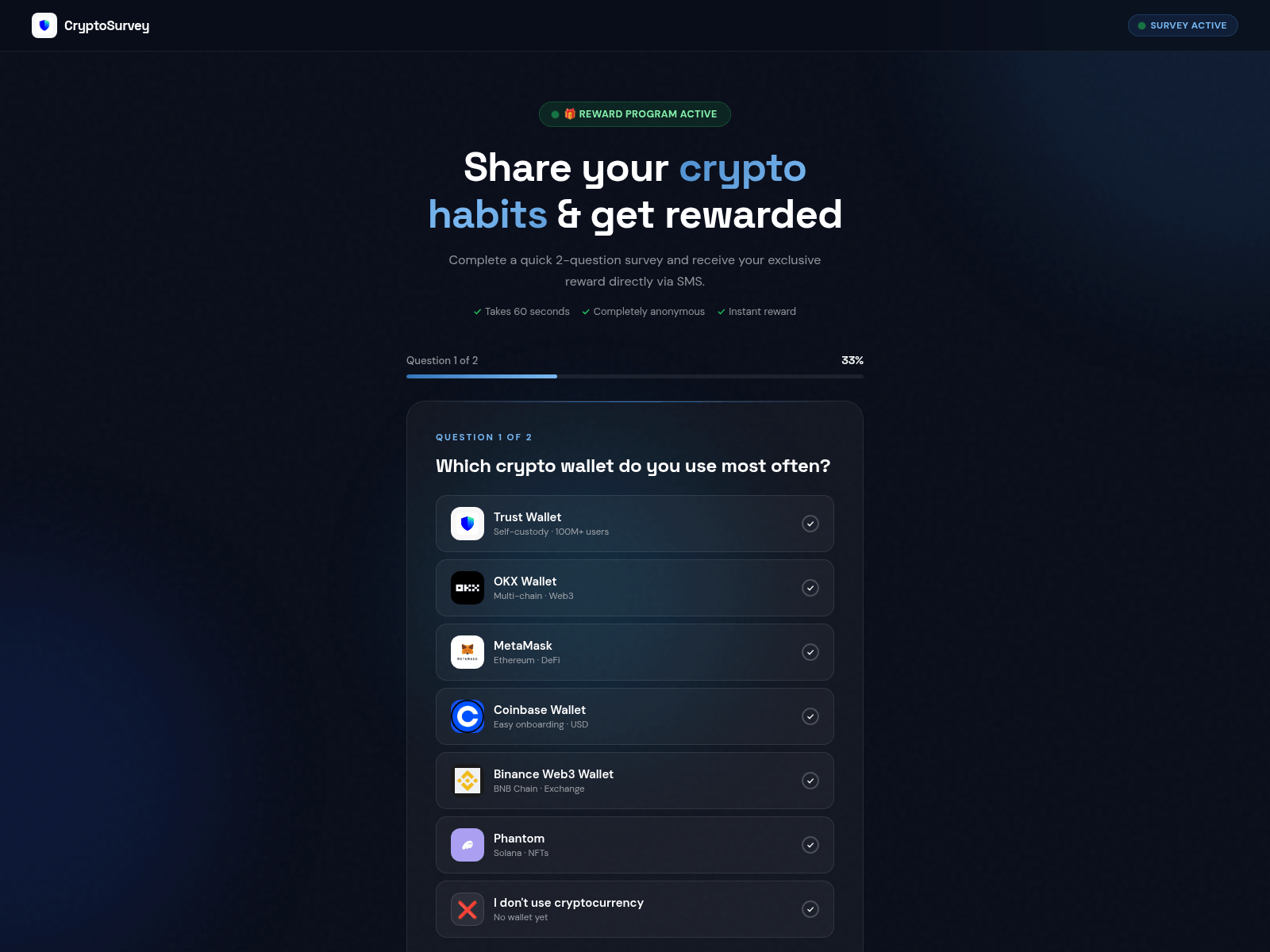 Screenshot of survey-wallet-click.pages.dev