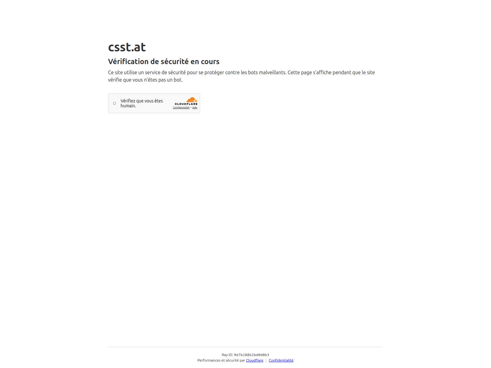 Screenshot of csst.at