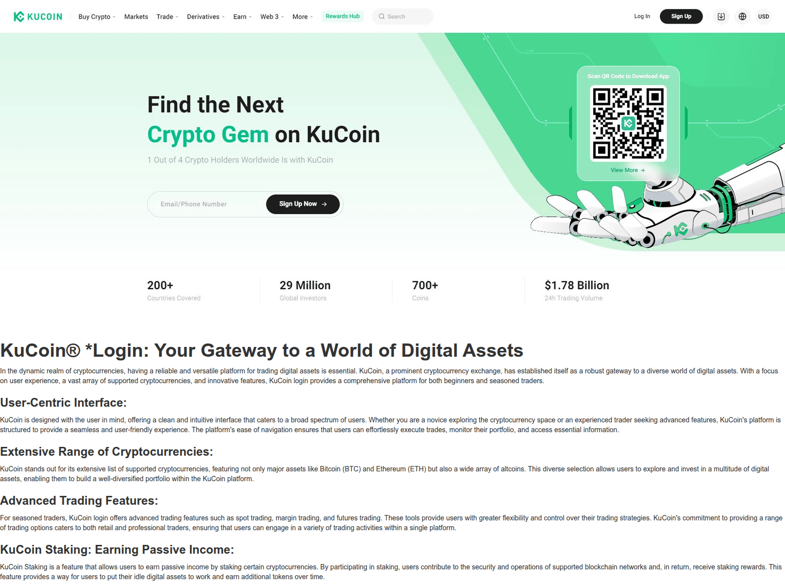 Screenshot of kucoiereilgie.webflow.io