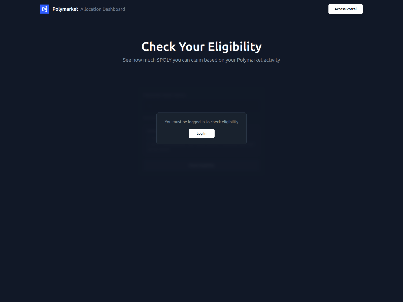 Screenshot of polymarket-dashboard.com