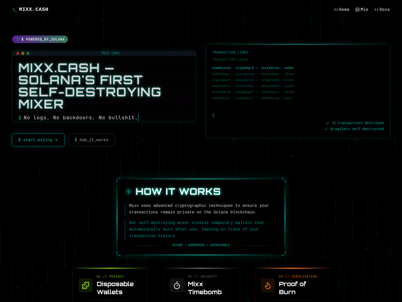 Screenshot of voidmix.com