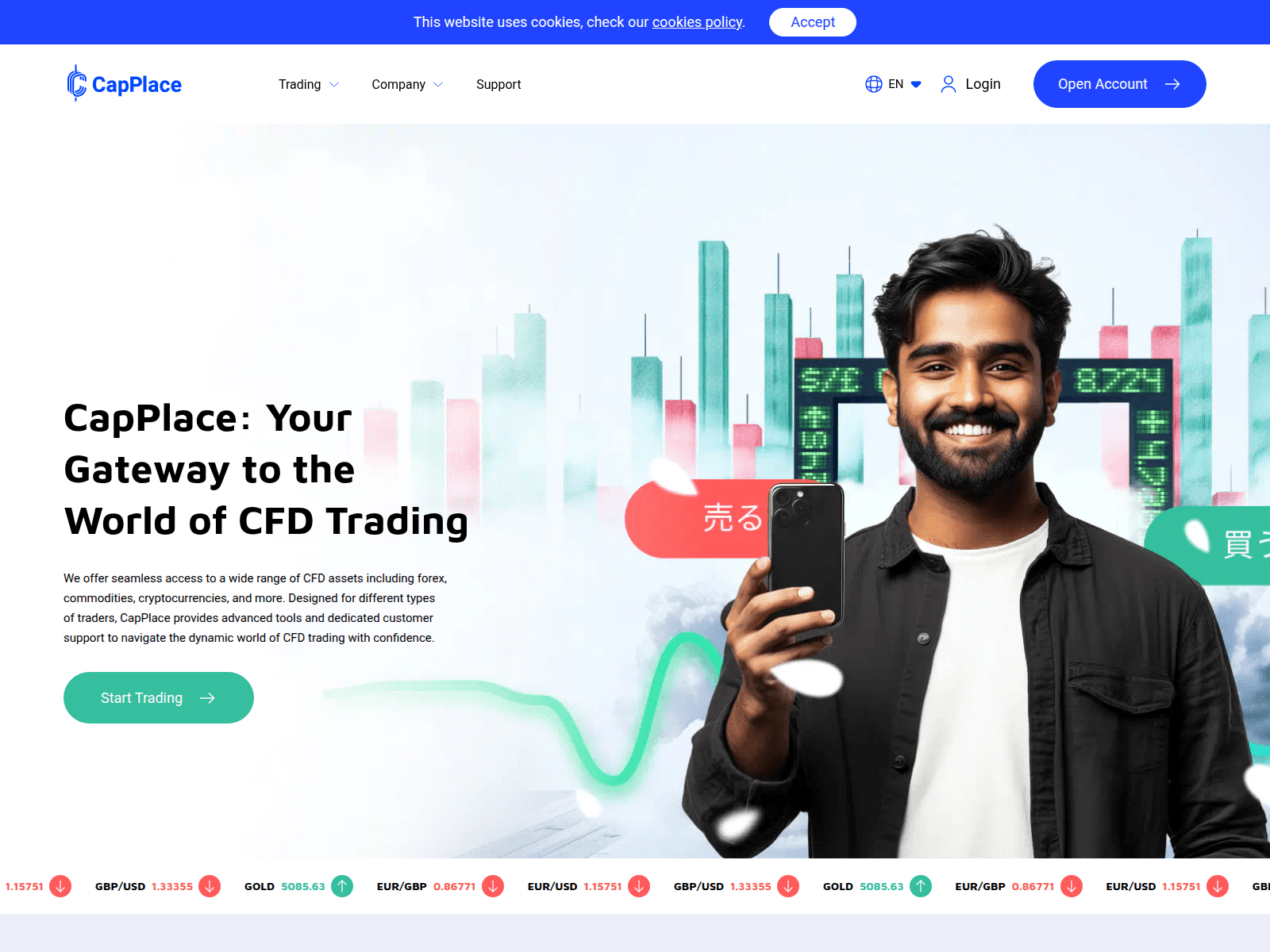 Screenshot of capplace.com