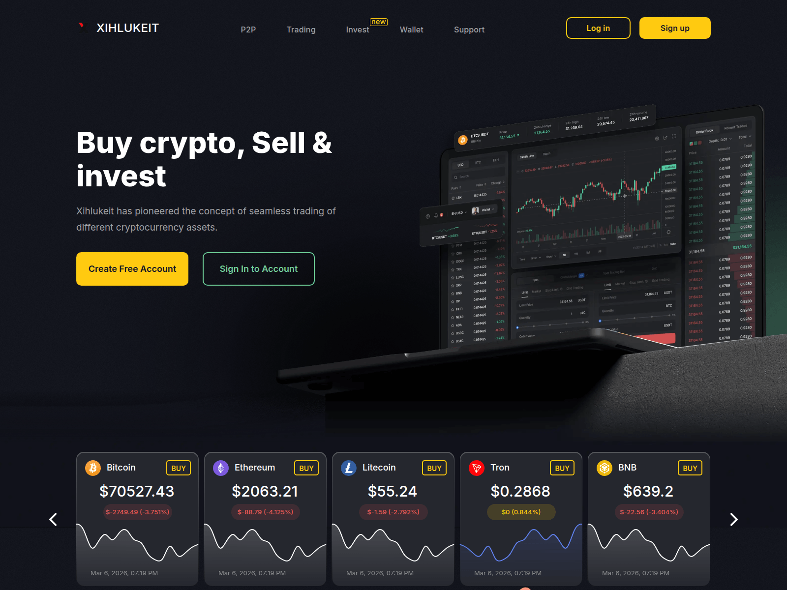 Screenshot of xihlukeit.com