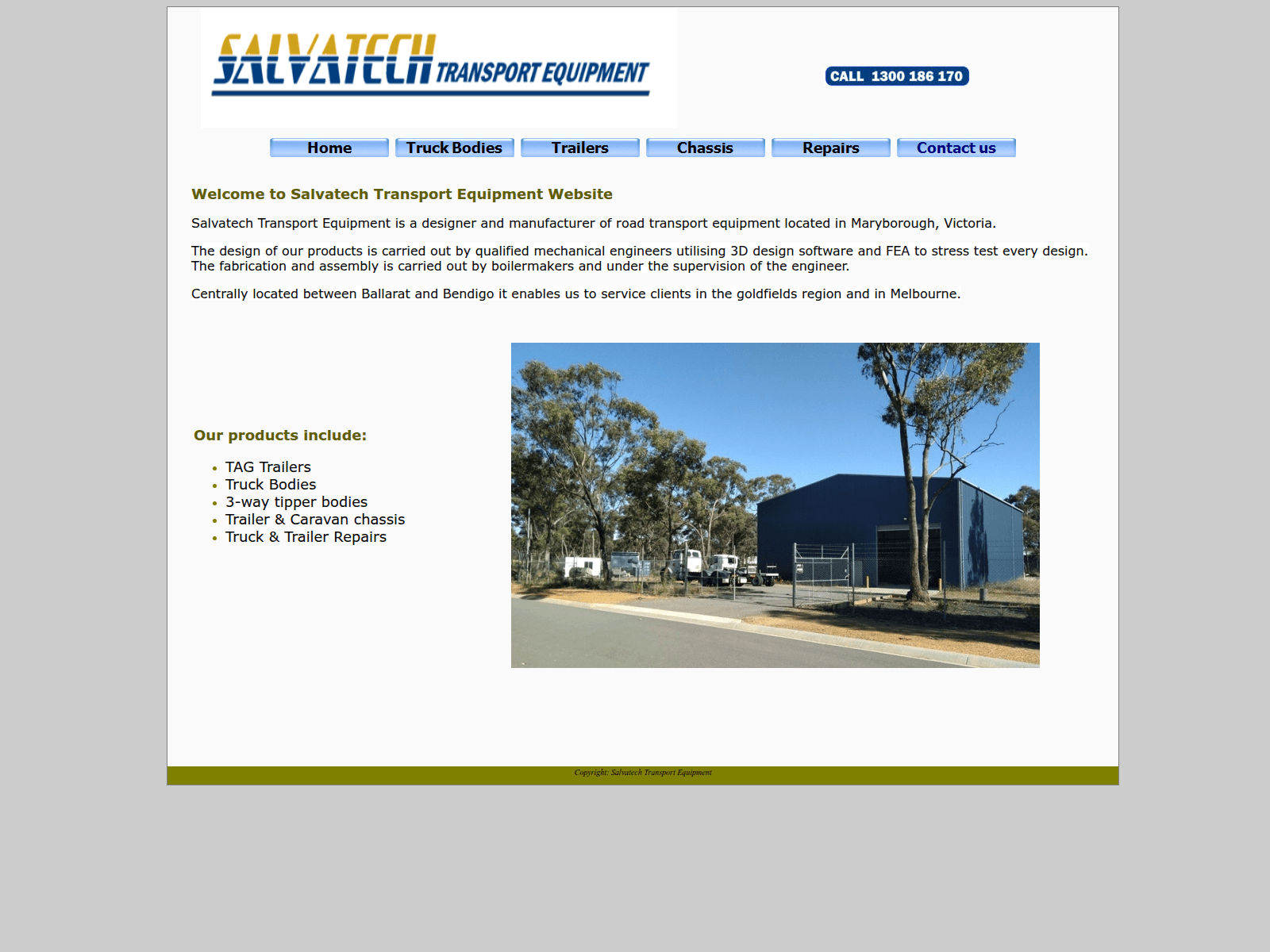 Screenshot of salvatech.com.au
