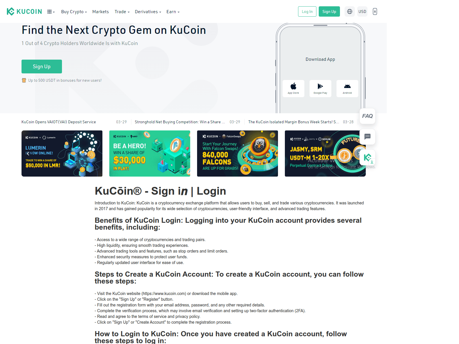 Screenshot of kukukoinlogin.webflow.io