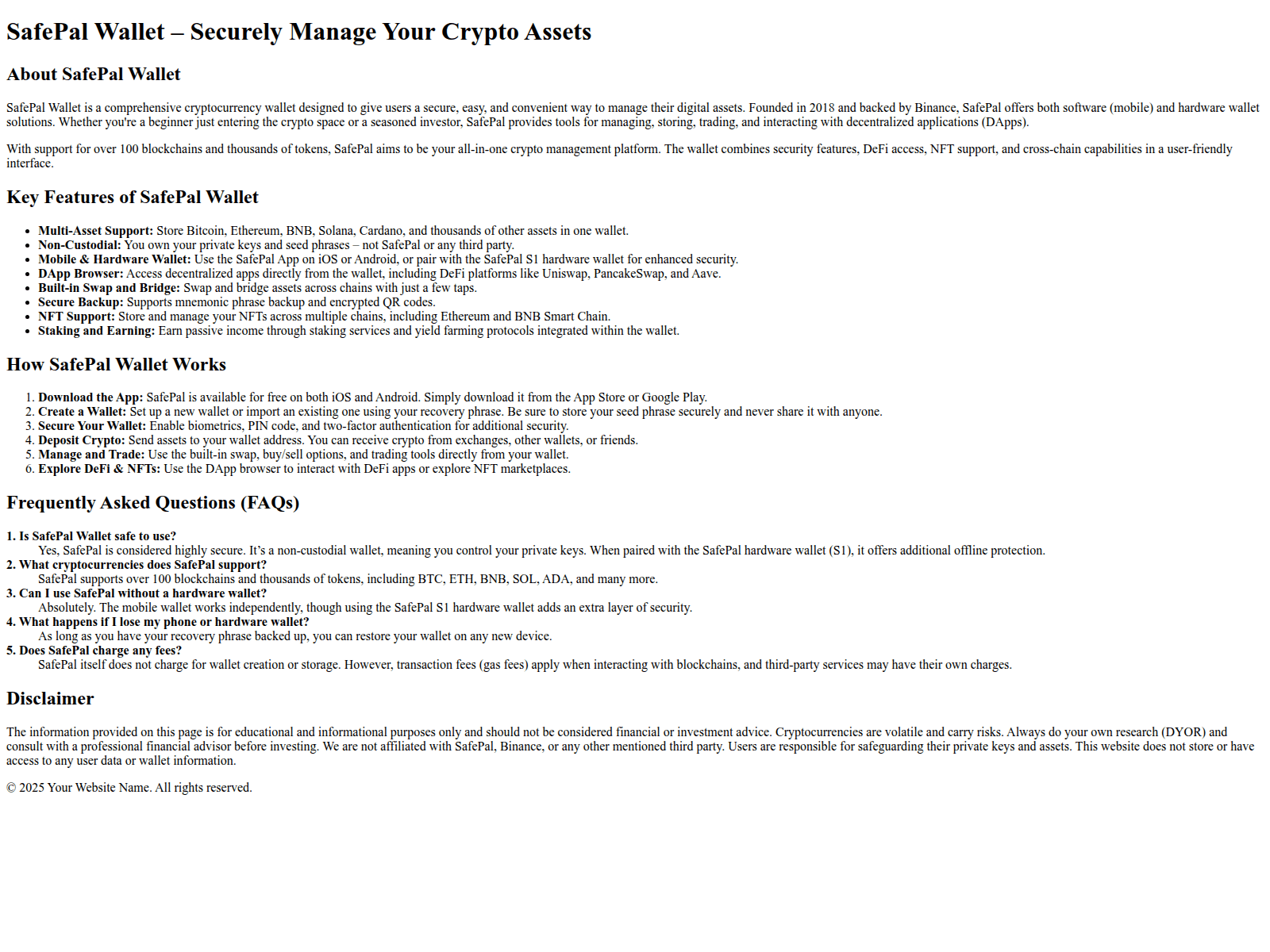 Screenshot of web-safepalwallet.pages.dev